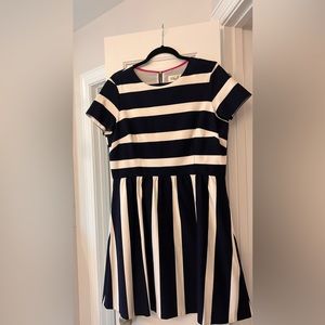 Eliza J Stripe Knit Fit & Flare Dress Women’s Size 16 EUC